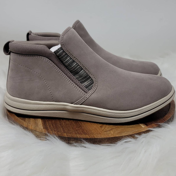 Clarks Cloudsteppers Breeze Clover Gray Ankle Womens Winter Comfort Boots 6 NWT - Picture 4 of 7